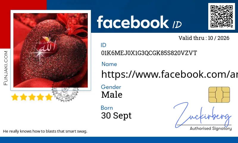 Facebook ID Card