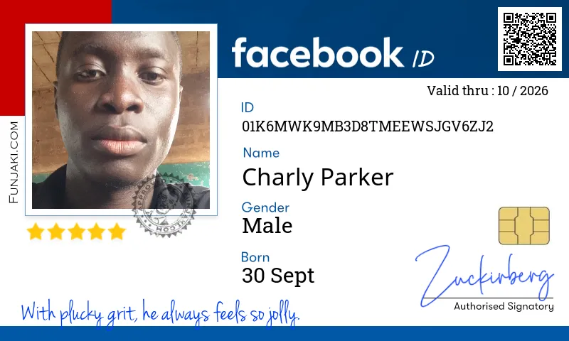 Facebook ID Card