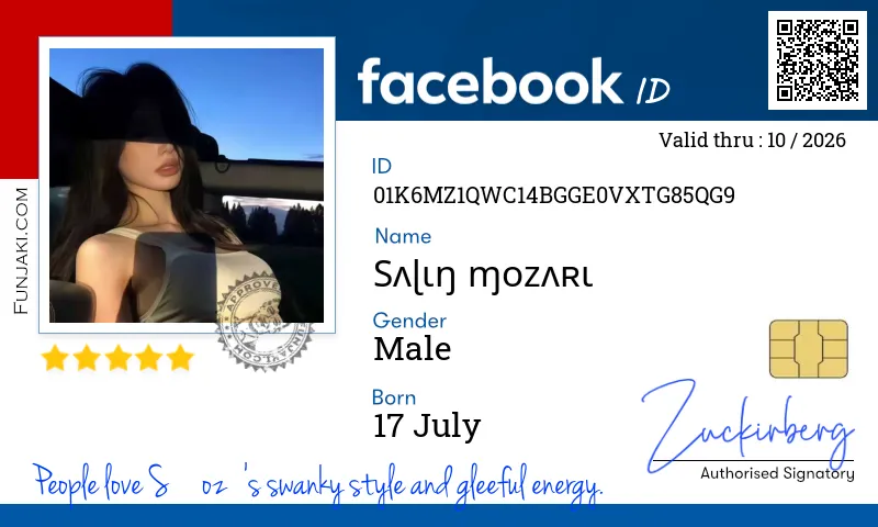 Facebook ID Card