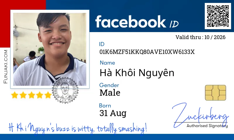 Facebook ID Card