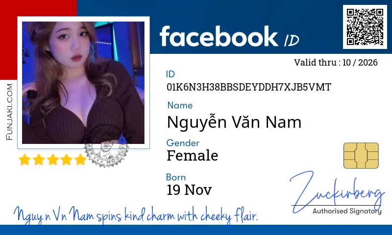 Facebook ID Card