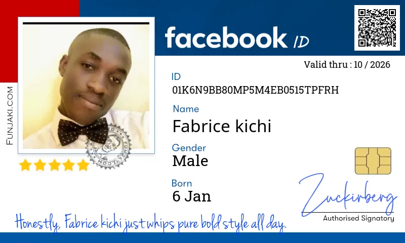 Facebook ID Card