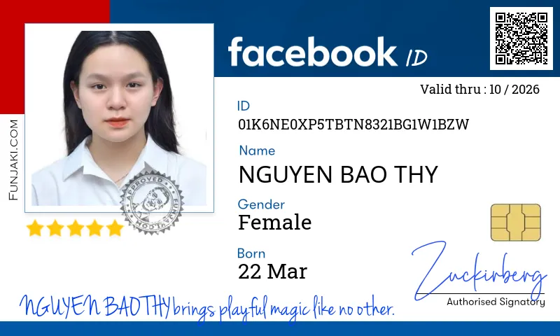 Facebook ID Card