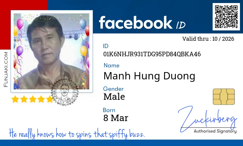 Facebook ID Card