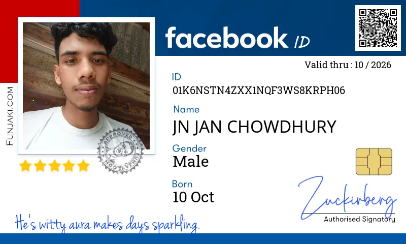 Facebook ID Card