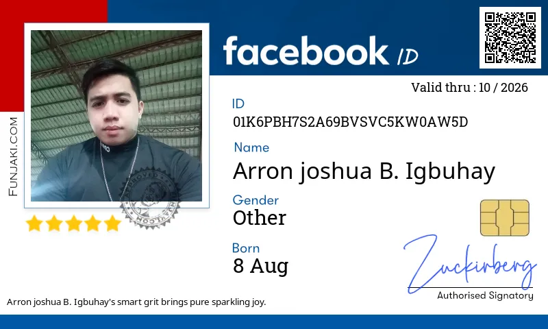Facebook ID Card