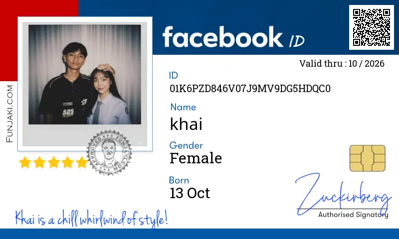 Facebook ID Card