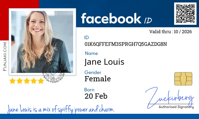 Facebook ID Card