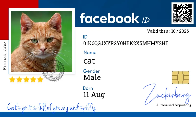 Facebook ID Card