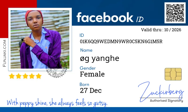 Facebook ID Card