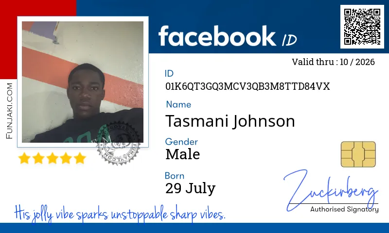 Facebook ID Card
