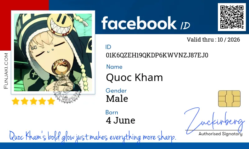 Facebook ID Card