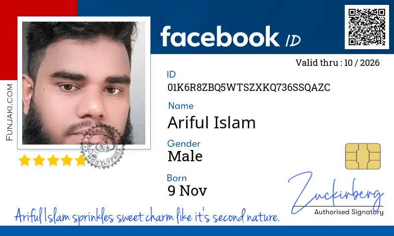 Facebook ID Card