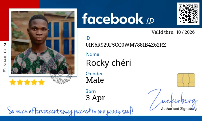 Facebook ID Card