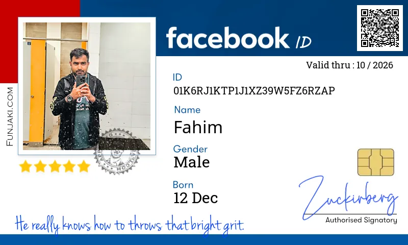Facebook ID Card