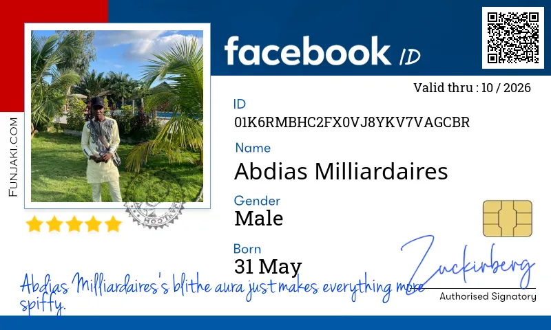 Facebook ID Card