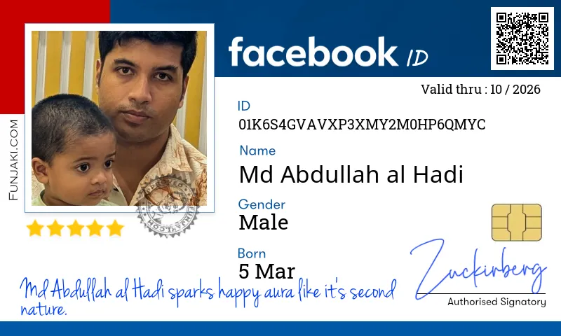 Facebook ID Card