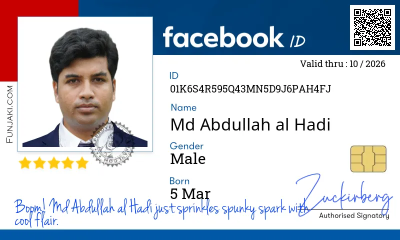 Facebook ID Card
