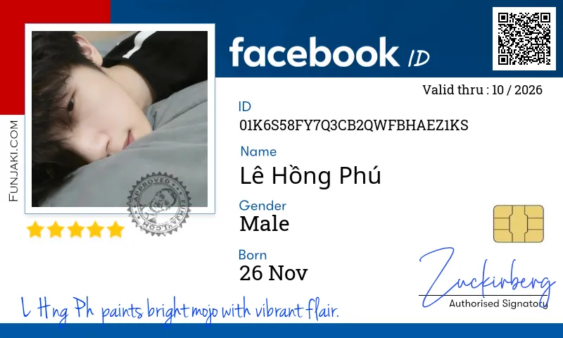 Facebook ID Card