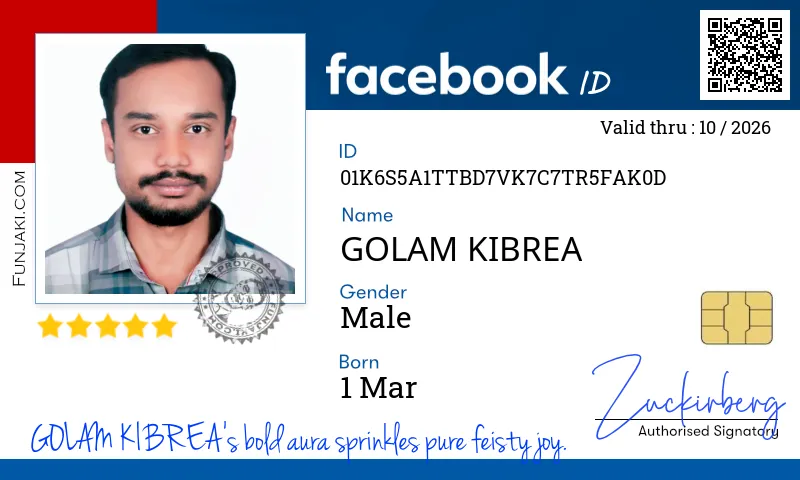 Facebook ID Card
