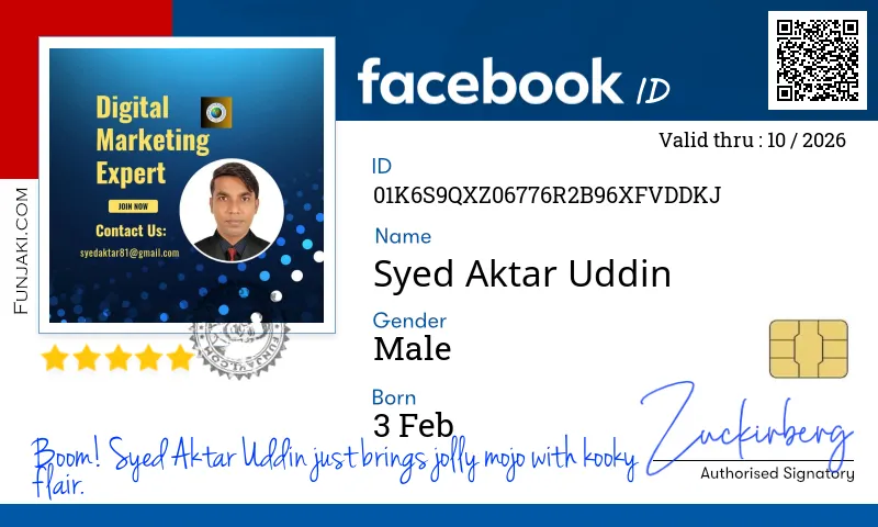 Facebook ID Card