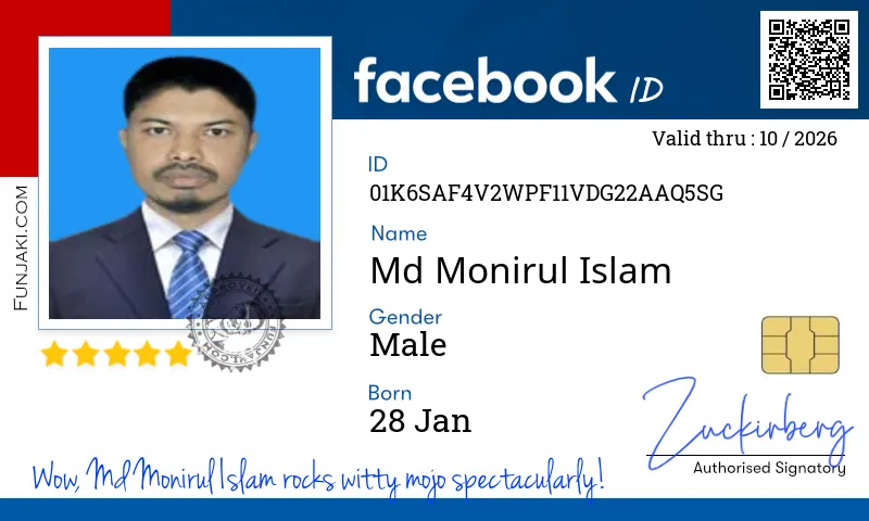 Facebook ID Card