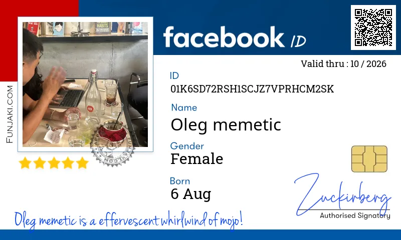 Facebook ID Card