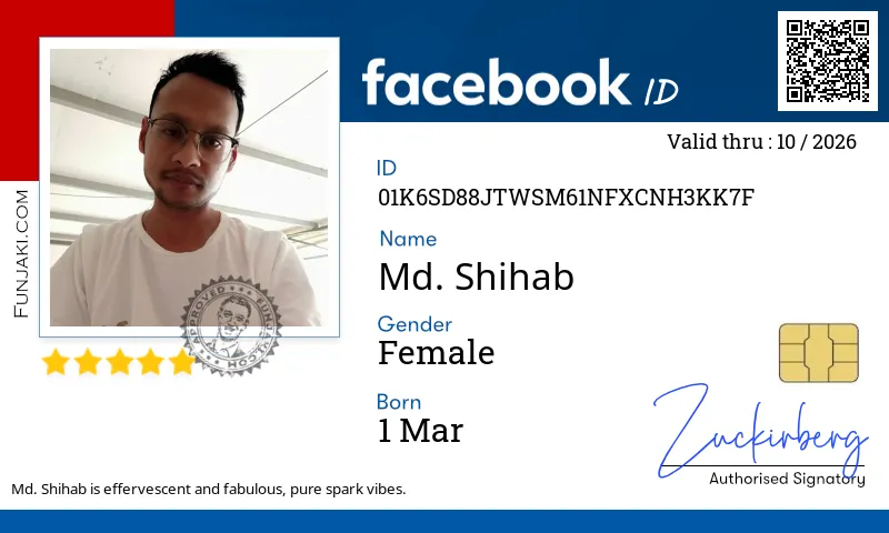 Facebook ID Card