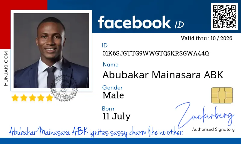 Facebook ID Card