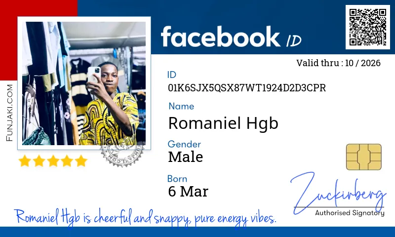 Facebook ID Card
