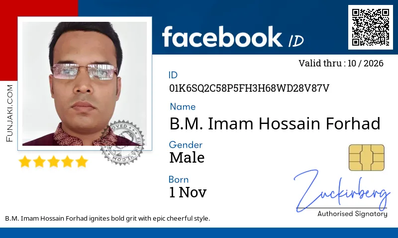 Facebook ID Card