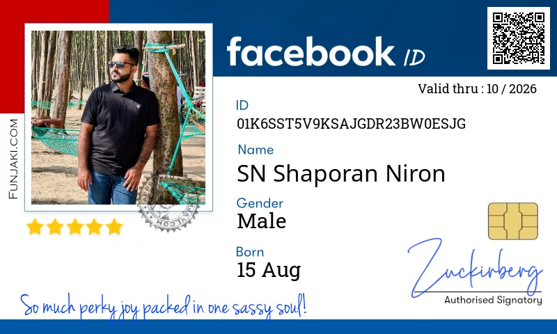 Facebook ID Card