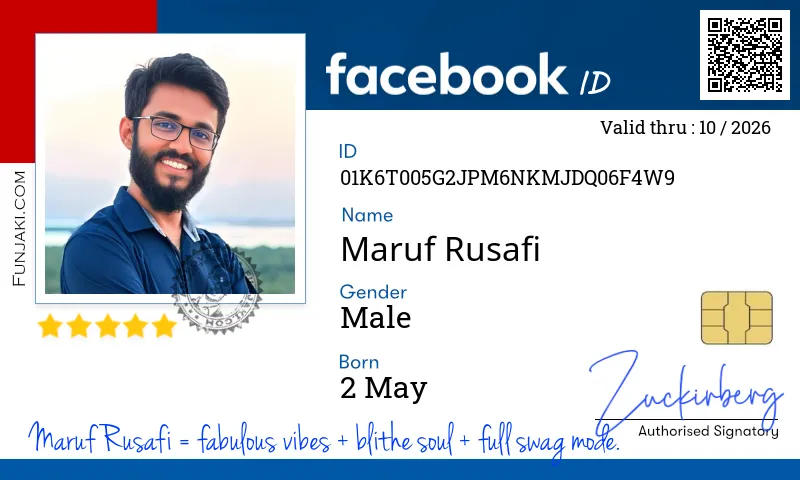 Facebook ID Card