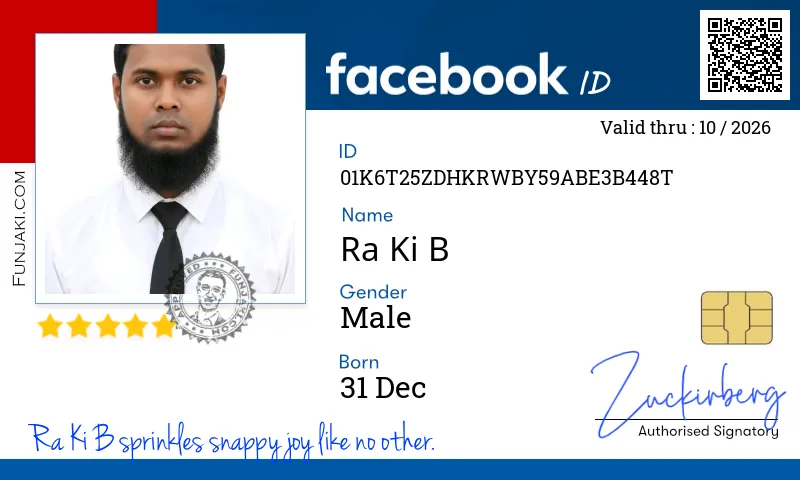 Facebook ID Card