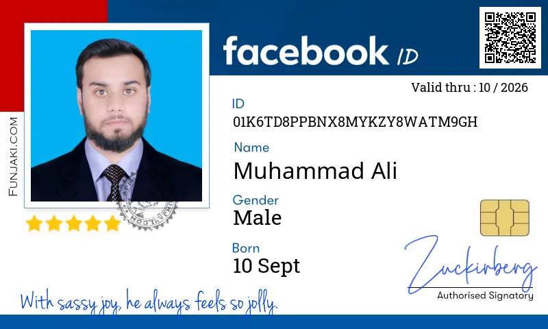 Facebook ID Card