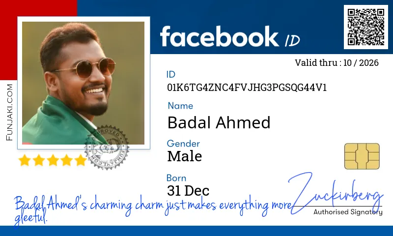 Facebook ID Card