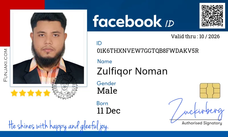 Facebook ID Card