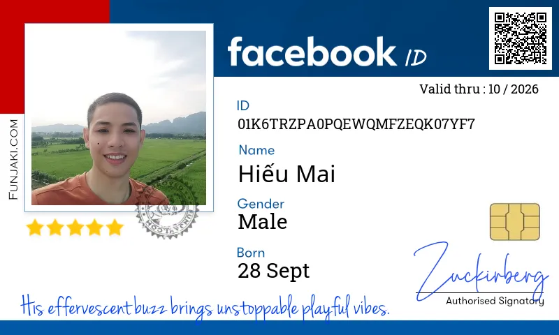 Facebook ID Card