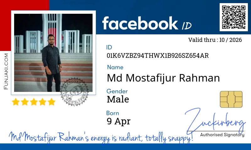 Facebook ID Card