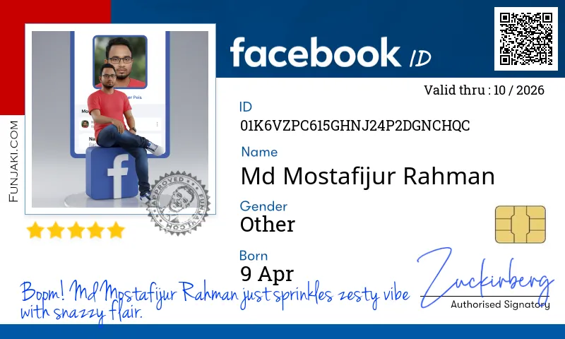 Facebook ID Card