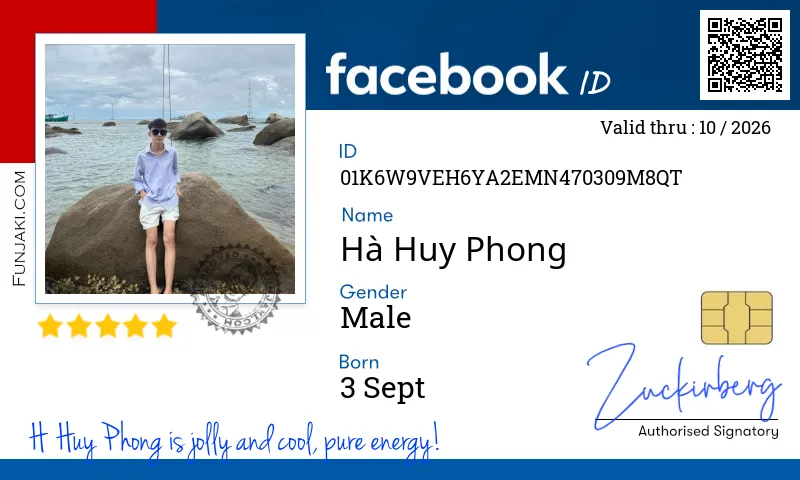 Facebook ID Card