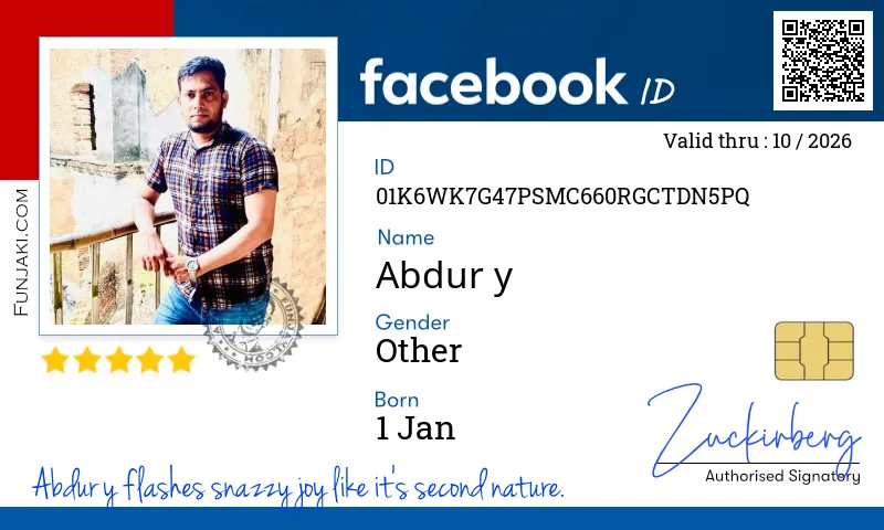Facebook ID Card