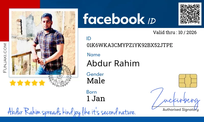 Facebook ID Card