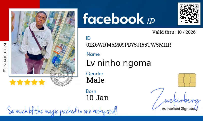 Facebook ID Card