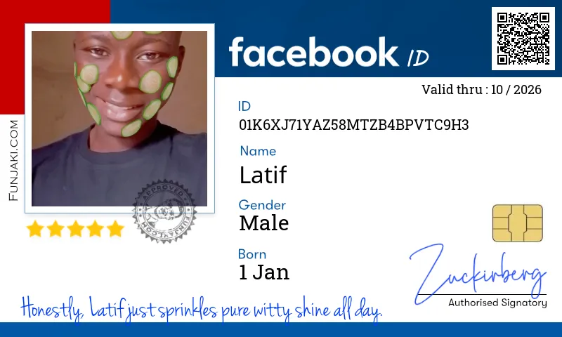 Facebook ID Card