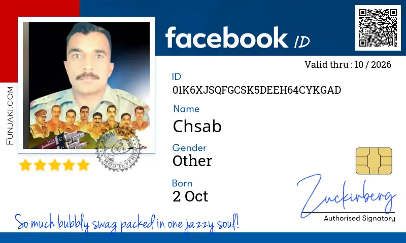 Facebook ID Card