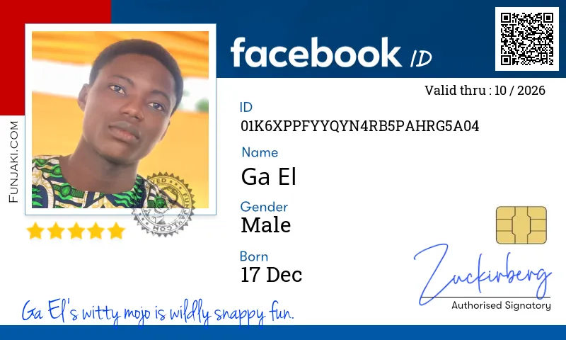 Facebook ID Card