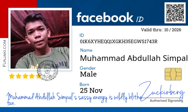 Facebook ID Card