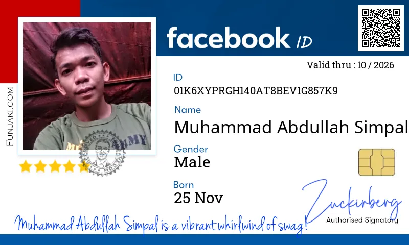 Facebook ID Card