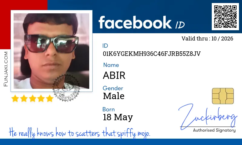 Facebook ID Card